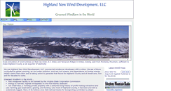 Desktop Screenshot of highlandnewwind.com